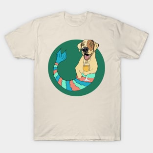 Monday the Yelllow Lab Mermutt T-Shirt